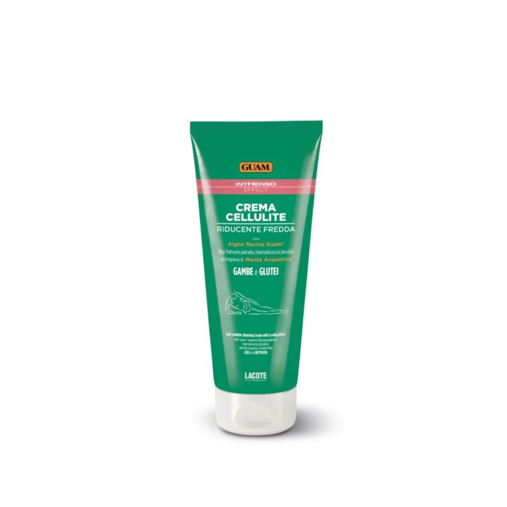 GUAM Inthenso Effect kühlende Intensivcreme gegen Cellulite für Beine & Gesäß 200ml Tube.webp