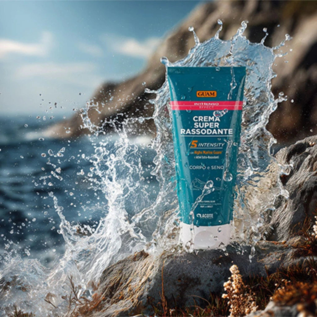 GUAM Inthenso Effect super Straffungscreme Intensity 5 für Körper & Brust Meer.webp