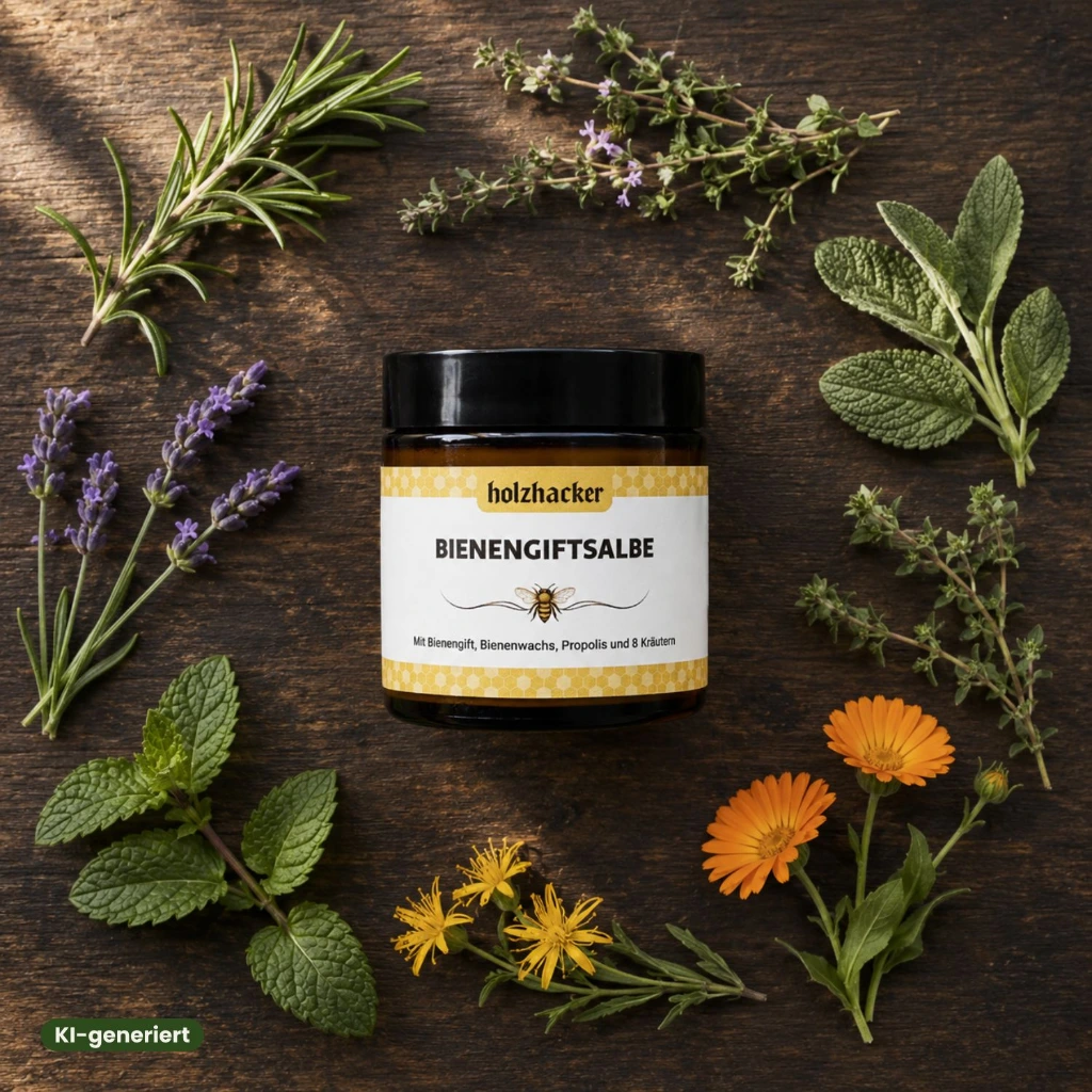 Holzhacker Bienengiftsalbe BIGSA0100A 8 Kräuter Formel.webp