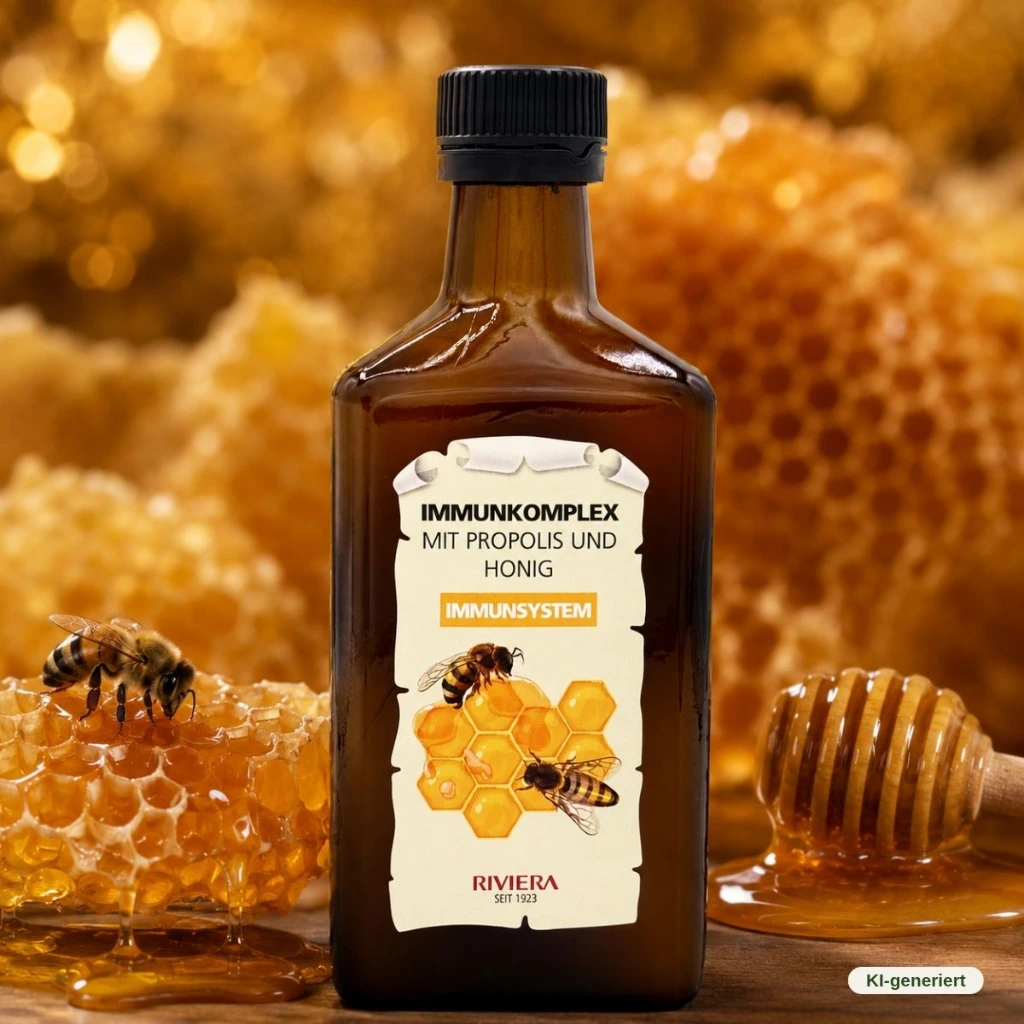 Riviera Immunkomplex mit Propolis und Honig 250 ml IKPH0250 Honig.webp