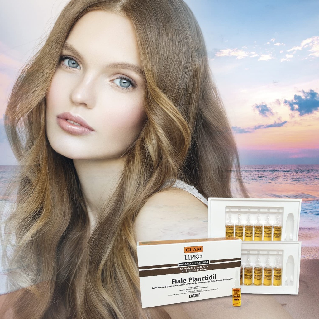 Guam PLANCTIDIL Ampullen zur Vorbeugung von Haarausfall, für volles, dickes, glänzendes Haar