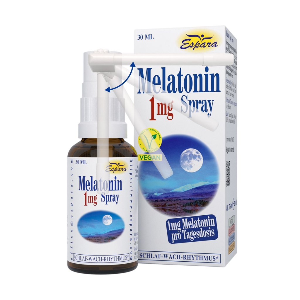 Espara Melatonin 1mg Spray 30 ml