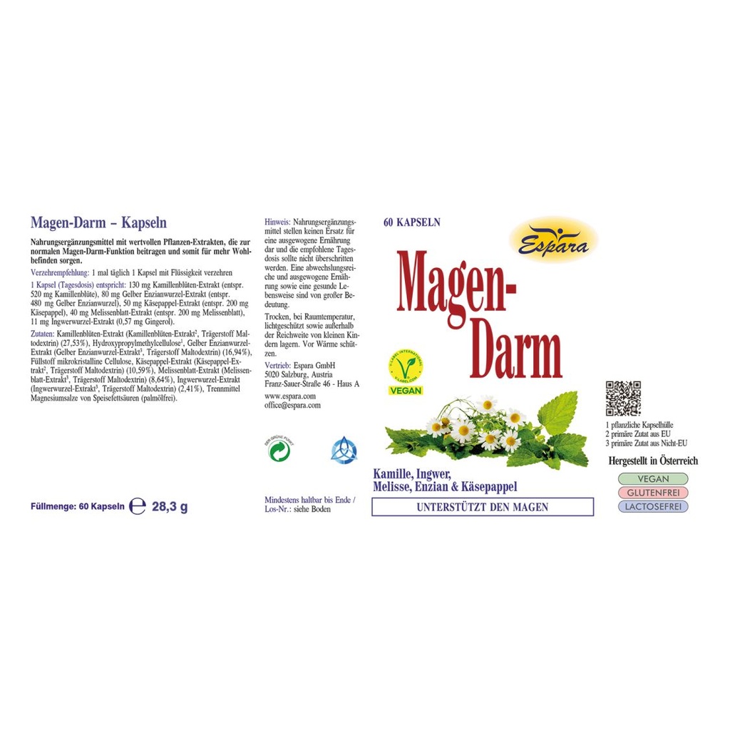 Espara Magen-Darm  60 Kps.