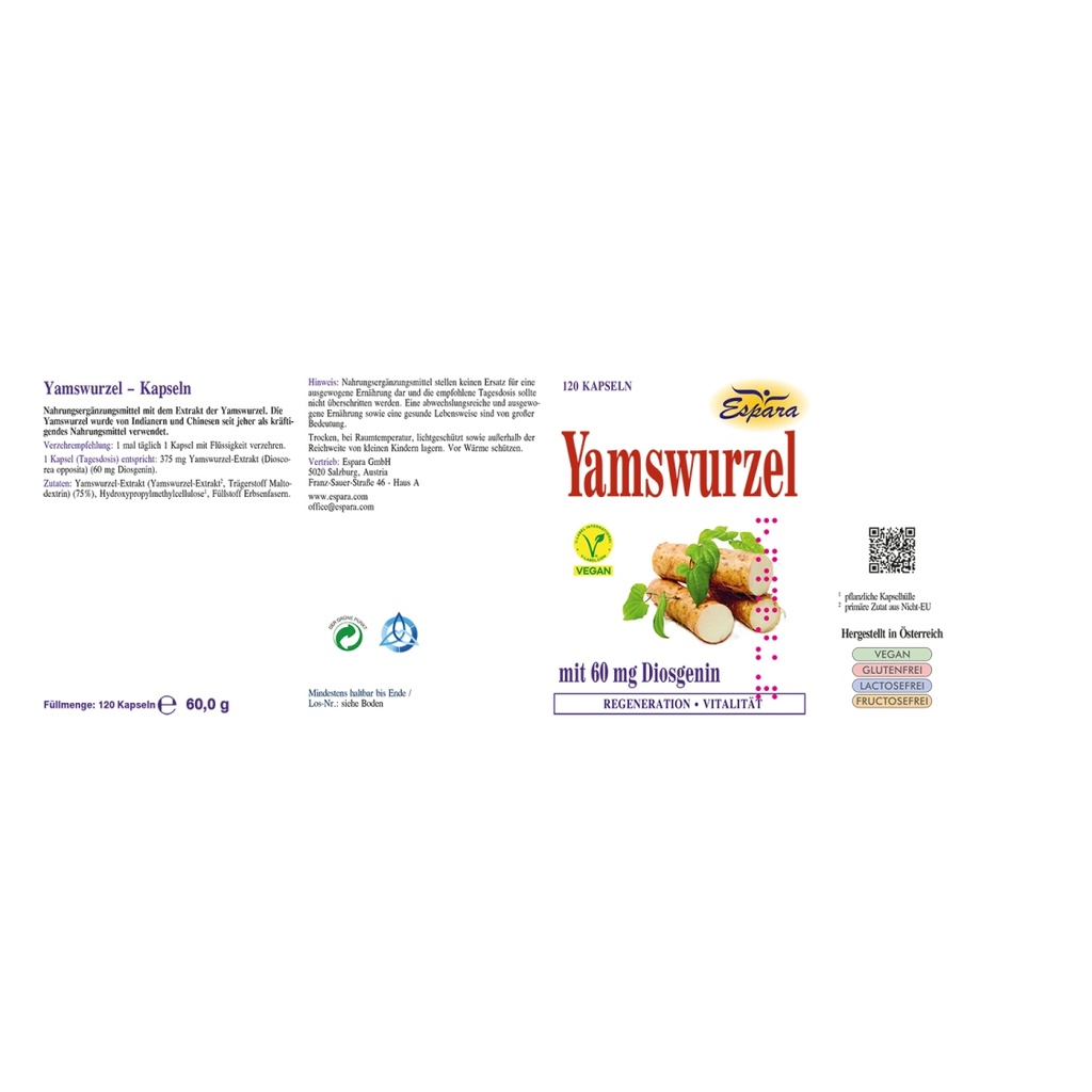 Espara Yamswurzel  120 Kps.