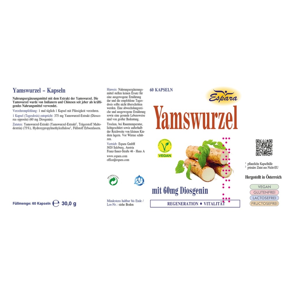 Espara Yamswurzel  60 Kps.