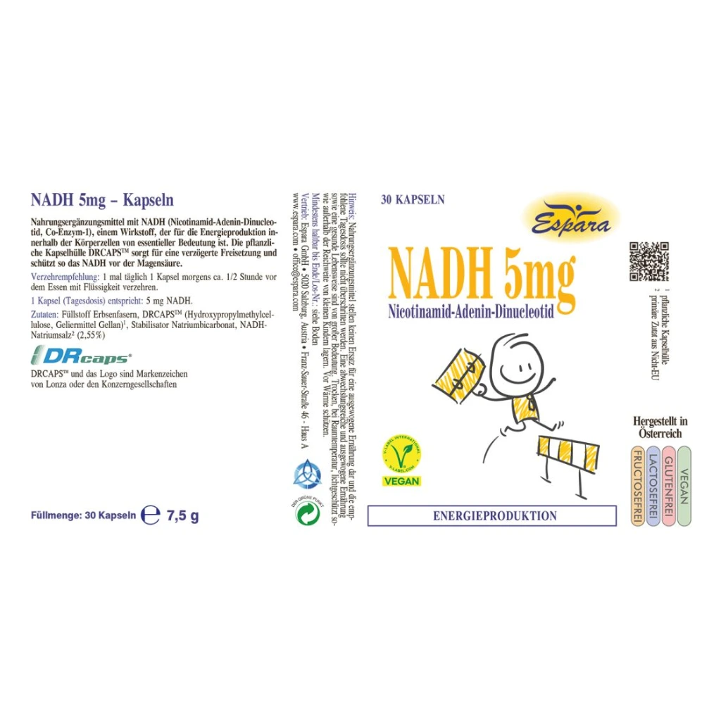 Espara NADH-5mg_30_BACK.webp