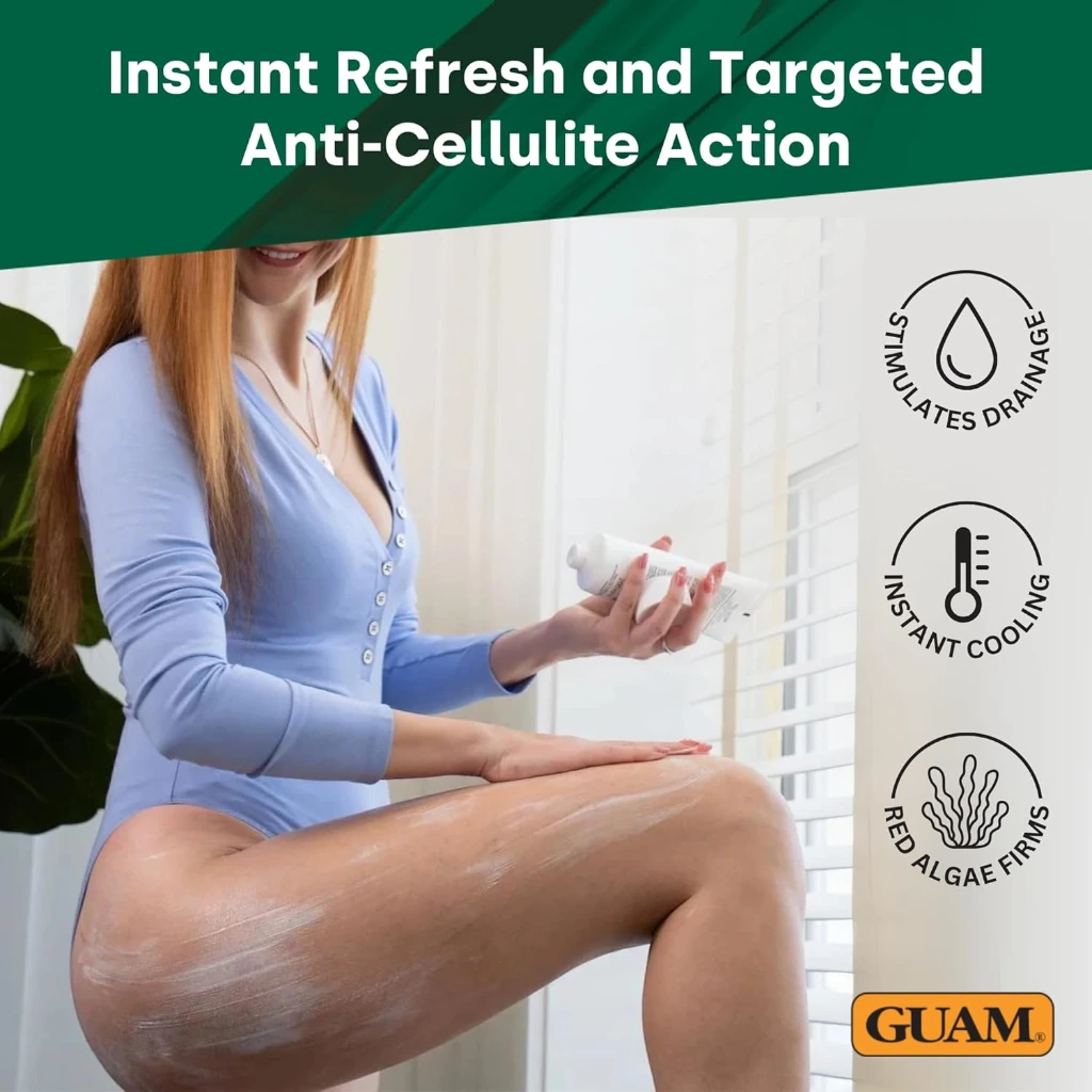 GUAM DUO Anti-Cellulite Creme kühlende Wirkung auftragen.webp