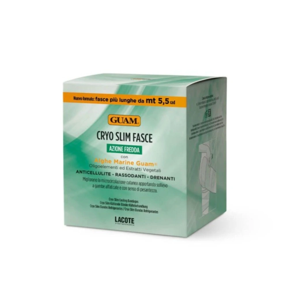 GUAM Cryo Slim kühlende Bandagen müde schwere Beine 255-2 Packung.webp