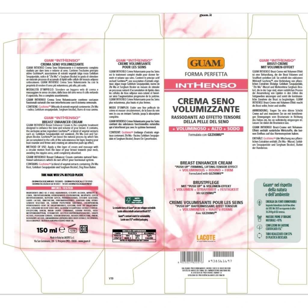 GUAM Inthenso Push-Up Volumen-Creme  Busen 150ml  865 Verpackung.webp