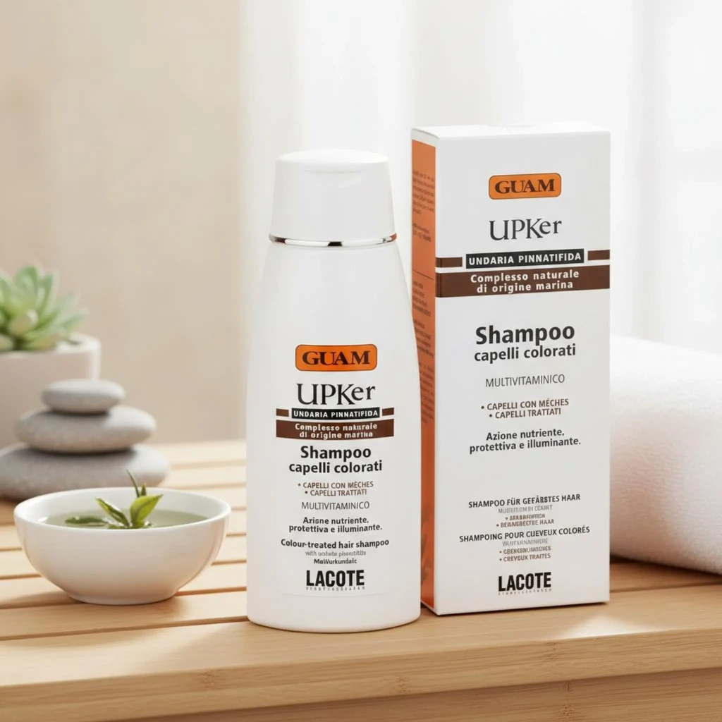 GUAM UPKer Shampoo für gefärbtes Haar und Strähnen 200ml_3.webp