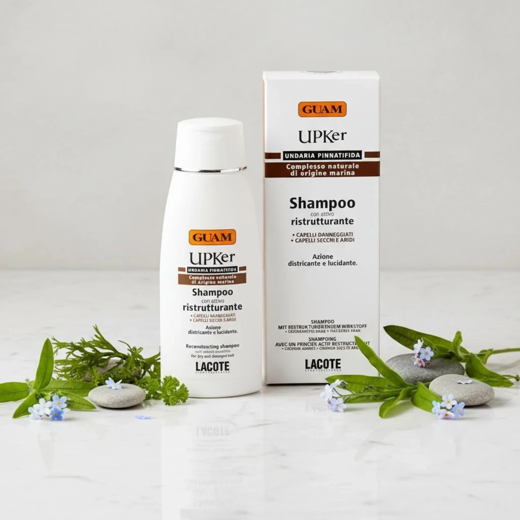 GUAM UPKer Shampoo trockenes Haar, gegen Haarspliss_2.webp