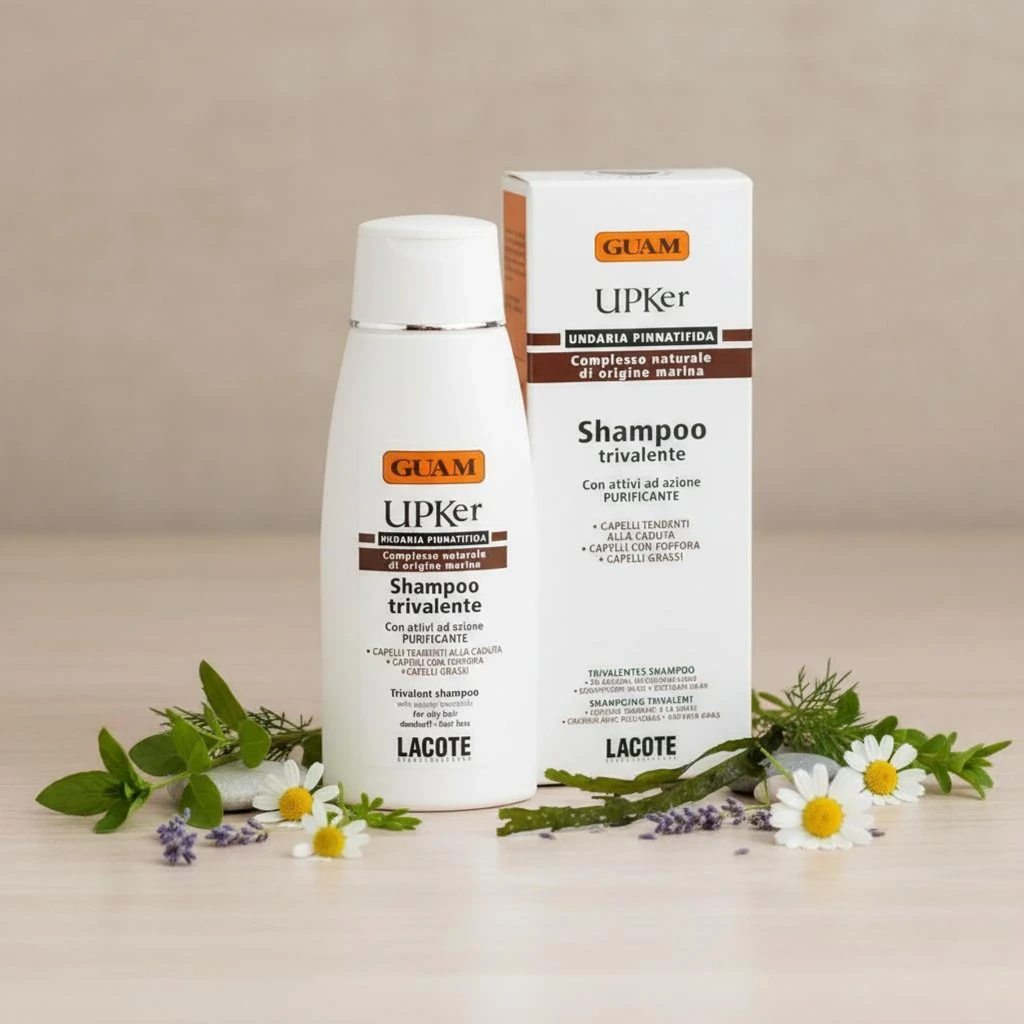 GUAM UPKer Shampoo für Haar Kopfhaut gegen Schuppen fettiges Haar_1.webp