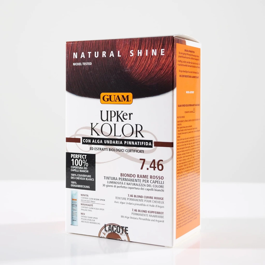 GUAM UPKer Kolor Braun-Rottöne kupferfarbenes Rotblond seitlich.webp
