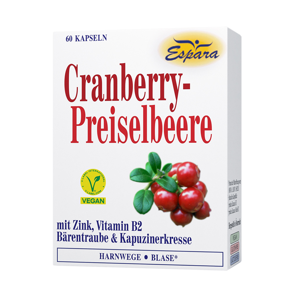 [7401084] Espara Cranberry-Preiselbeere Kapseln 60 Kps.