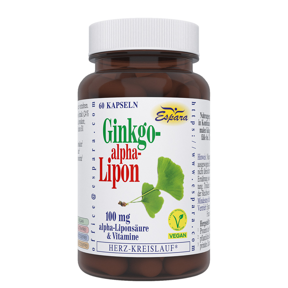 Espara Ginkgo-alpha-Lipon Kapseln 60 Kps.