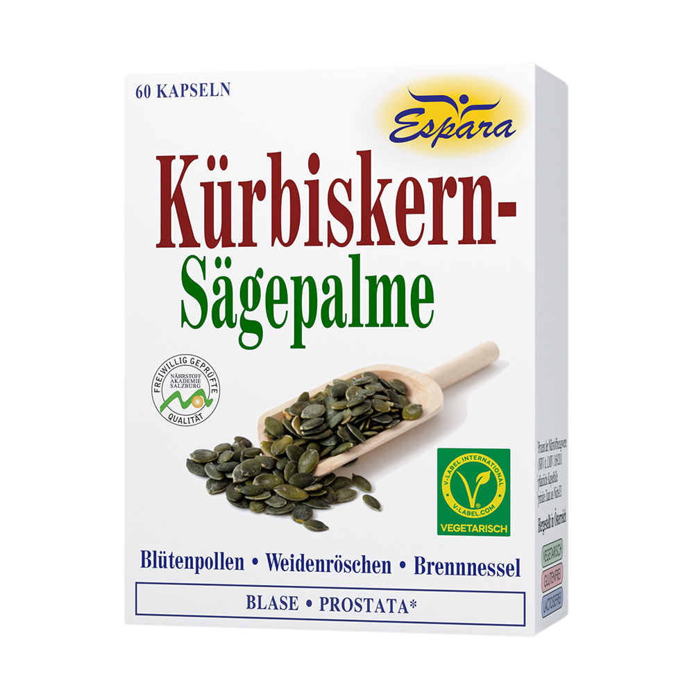 [7400537] Espara Kürbiskern-Sägepalme Kapseln 60 Kps.
