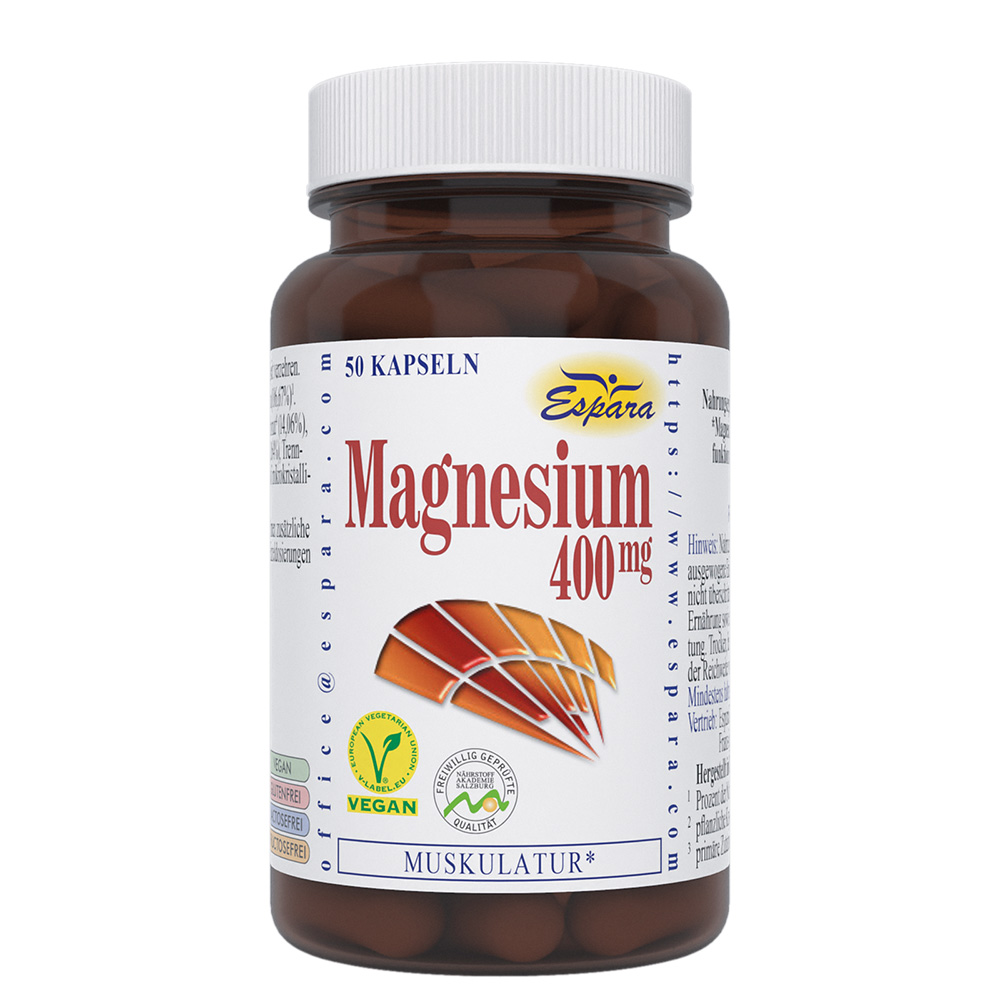 Espara Magnesium 400mg Kapseln 50 Kps.