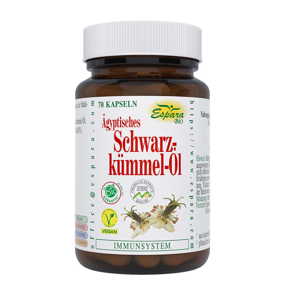 [7403095] Espara Schwarzkümmel-Öl BIO 70 Kps.
