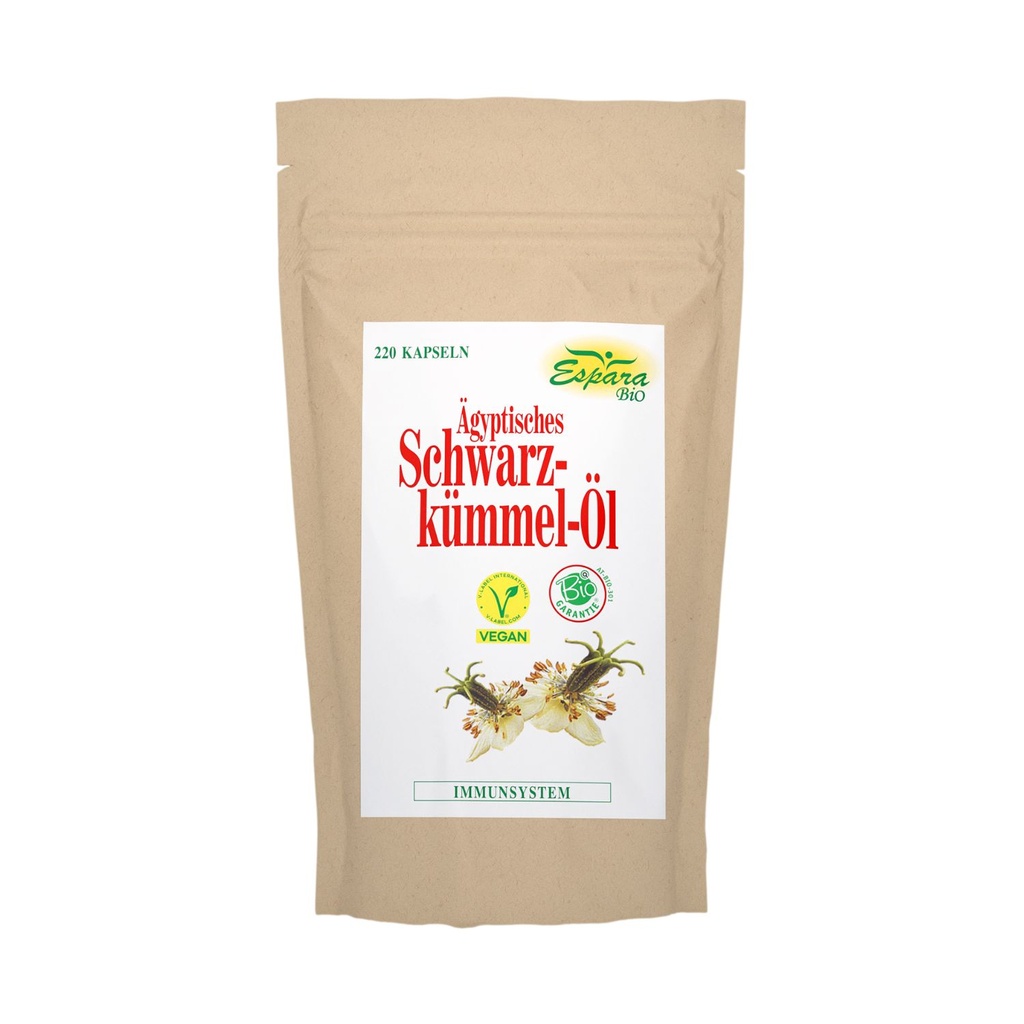 [7403149] Espara Schwarzkümmel-Öl BIO Kapseln 220 Kps.