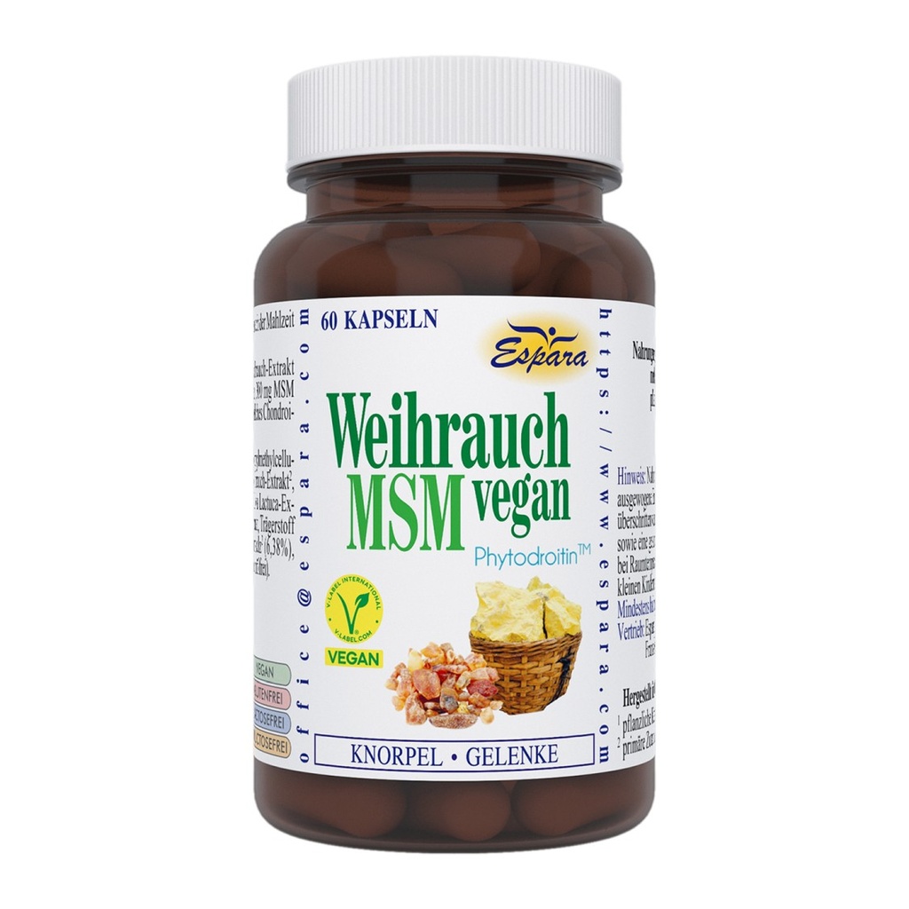 [7402777] Espara Weihrauch-MSM vegan Kapseln 60 Kps.