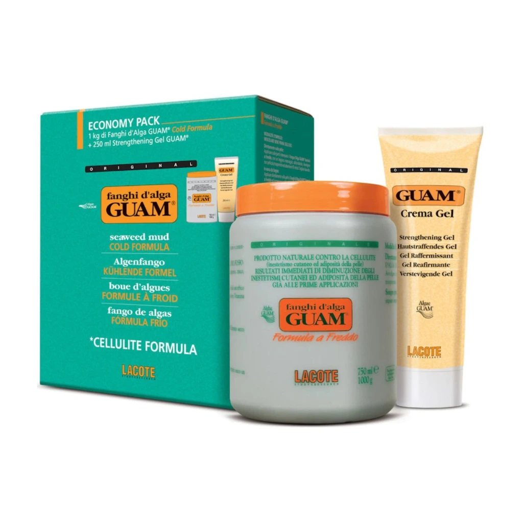 [809] GUAM Kurpackung kühlend: 1kg Algenfango + 250ml Gel