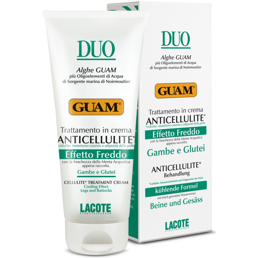 [265] GUAM DUO Gesäß und Beine Intensivcreme gegen Cellulite kühlend 200ml