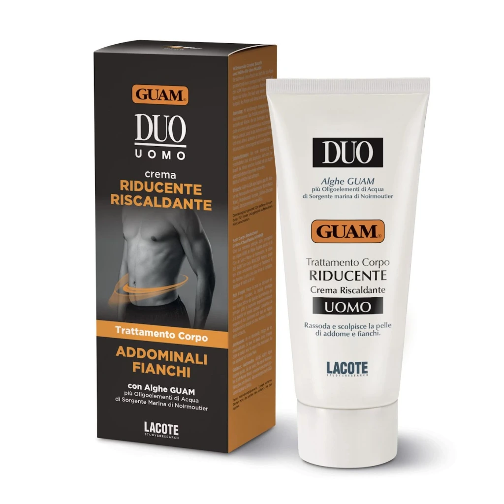 GUAM DUO UOMO stark fettreduzierende und straffende Creme für den Mann 200ml 