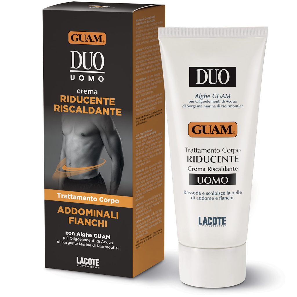 [250] GUAM DUO UOMO stark fettreduzierende und straffende Creme für den Mann 200ml 