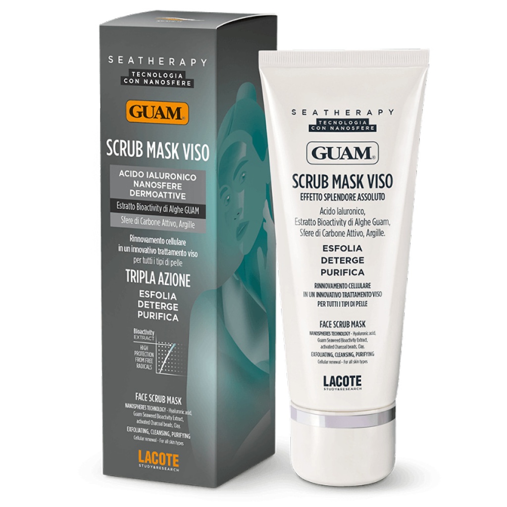 [1220] GUAM Seatherapy 3in1 Kohle-Scrub 75ml