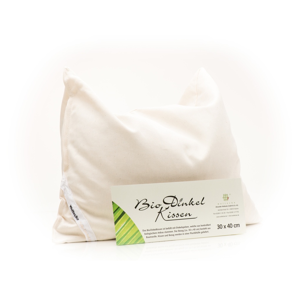 [0153]  Weltecke Dinkelspelz-Kissen Bio 30*40