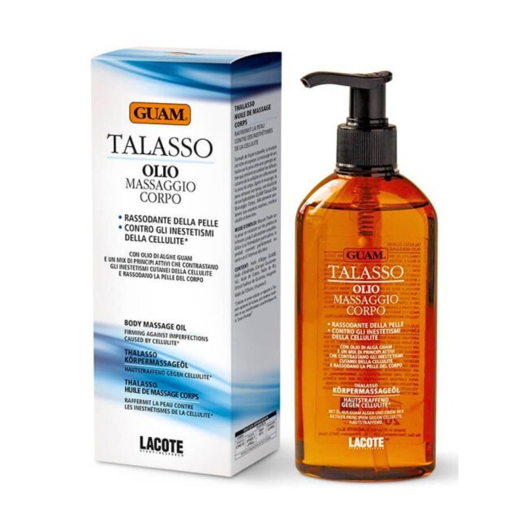 [850] GUAM Thalasso Körpermassageöl 200 ml gegen Cellulite