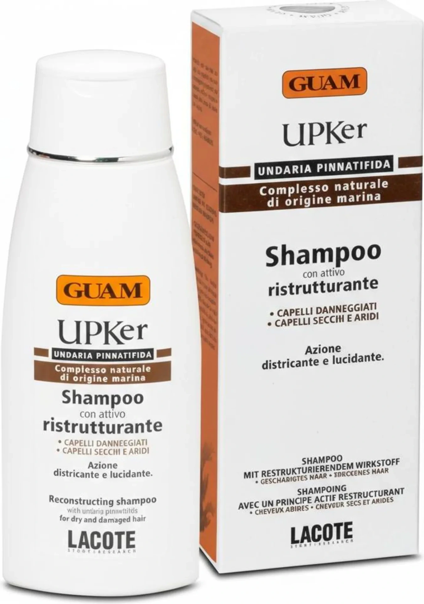 [425] GUAM UPKer Shampoo für trockenes Haar - Haarspliss 200ml