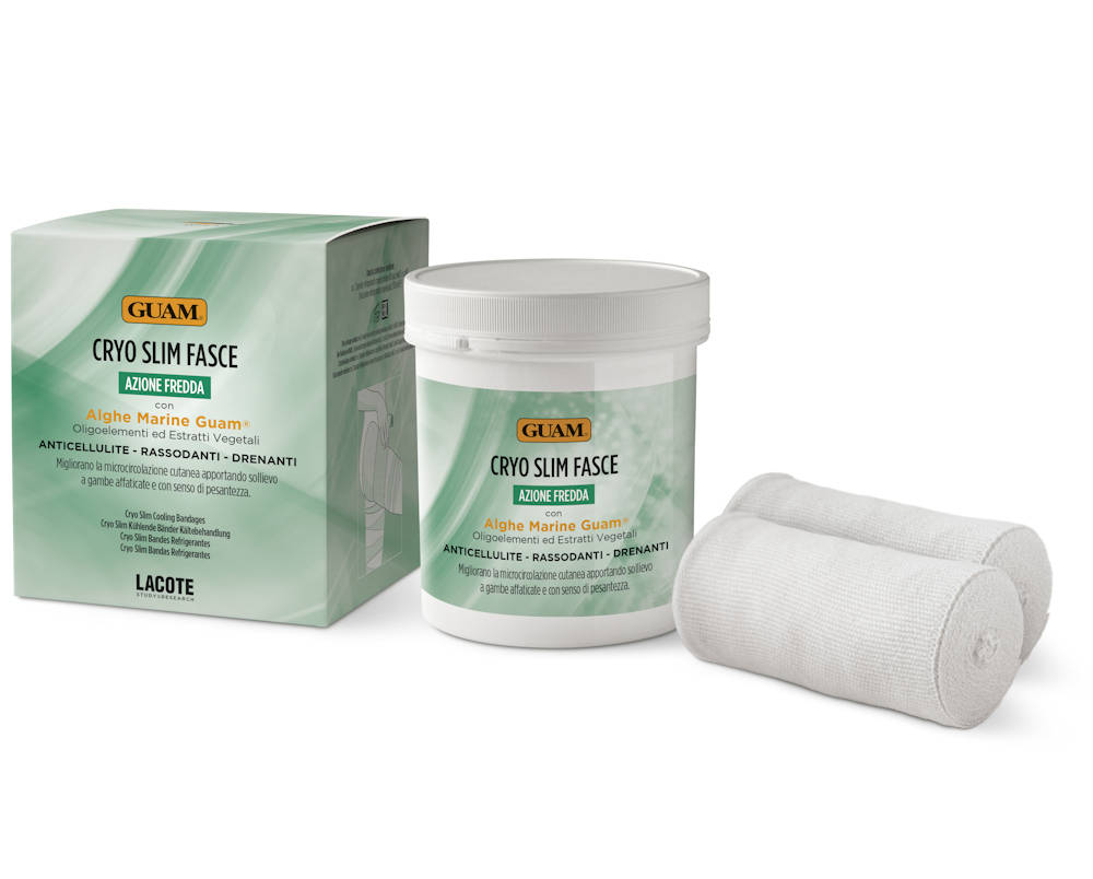 [255-2] GUAM Cryo Slim kühlende Bandagen gegen müde und schwere Beine 