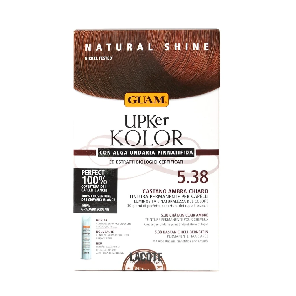 [400-05.38] GUAM UPKer Kolor Braun-/Rottöne - bernsteinfarbenes helles Kastanienbraun 215ml