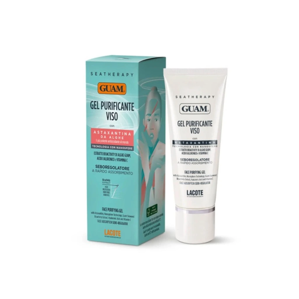 GUAM Seatherapy Gel Purificante - reinigendes Gesichtsgel mit Astaxanthin 50 ml