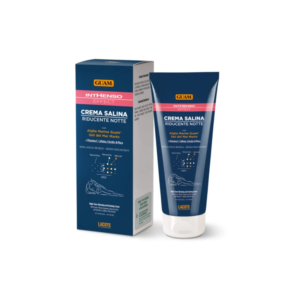 [818] GUAM Inthenso Effect straffende & entwässernde Salzcreme für die Nacht 200 ml