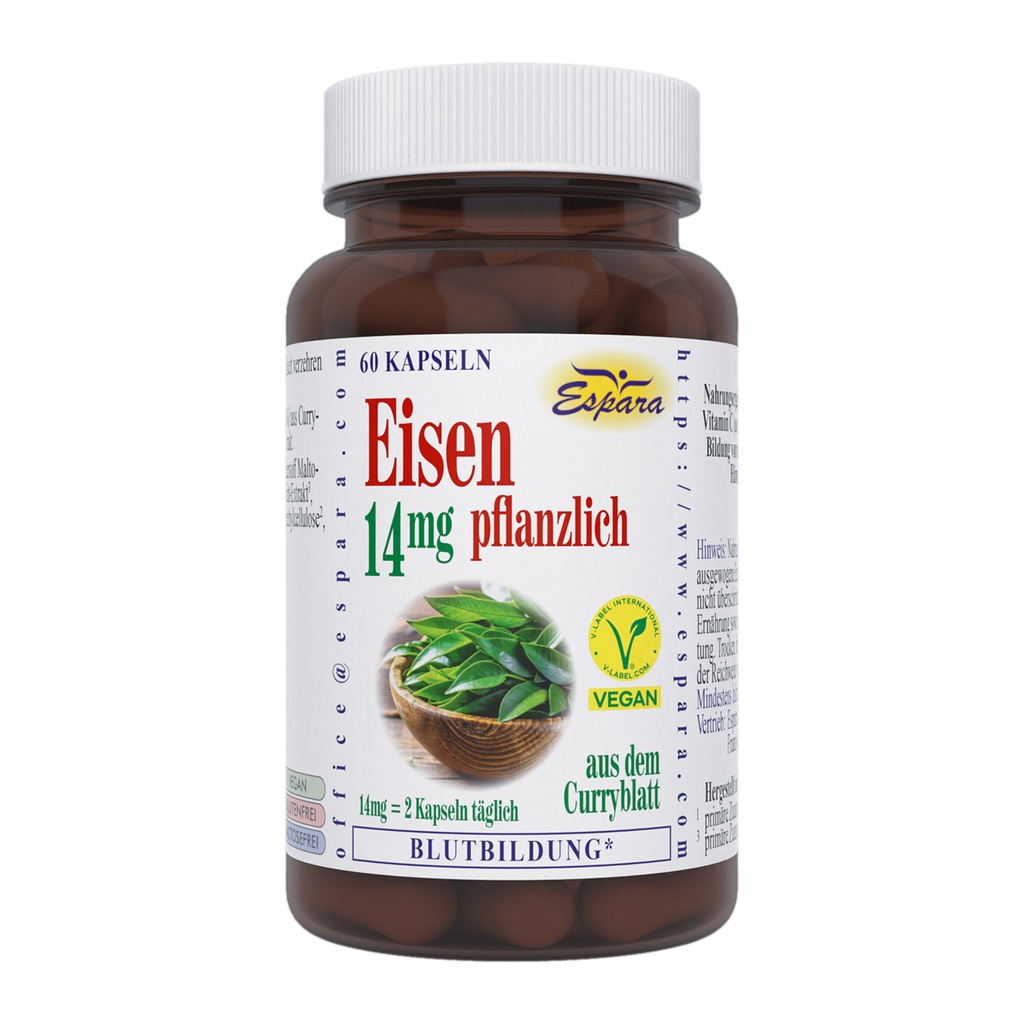 [7403385] Espara Eisen 14 mg pflanzlich Kapseln 60 Ksp.