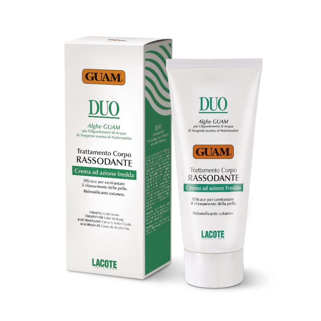 [245] GUAM DUO Straffende Creme für den Körper mit kalter Wirkung – effektive Entspannung der Haut 200ml  