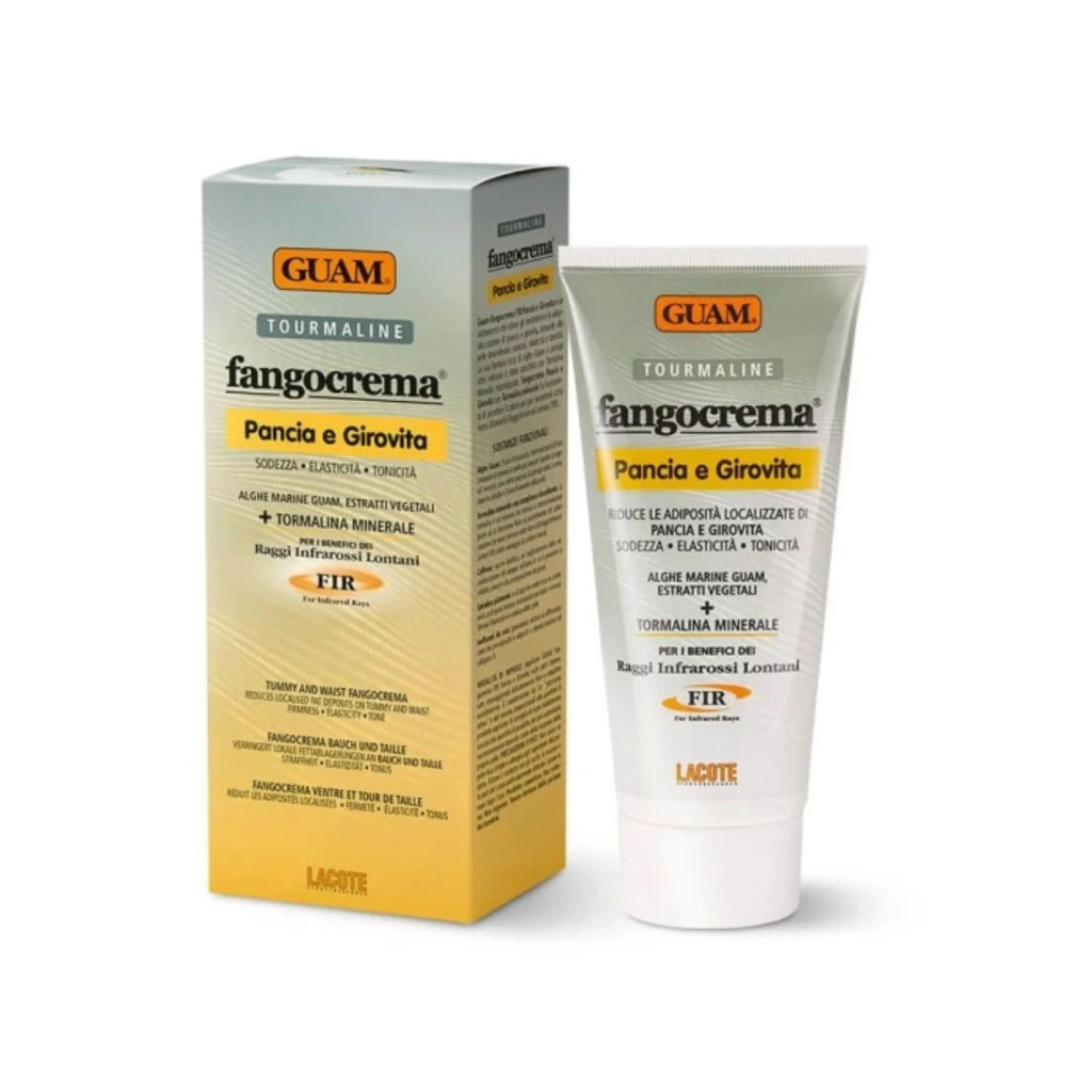 [815-1] GUAM Fangocrema FIR Turmalin wärmende Creme für Bauch und Taille 150 ml
