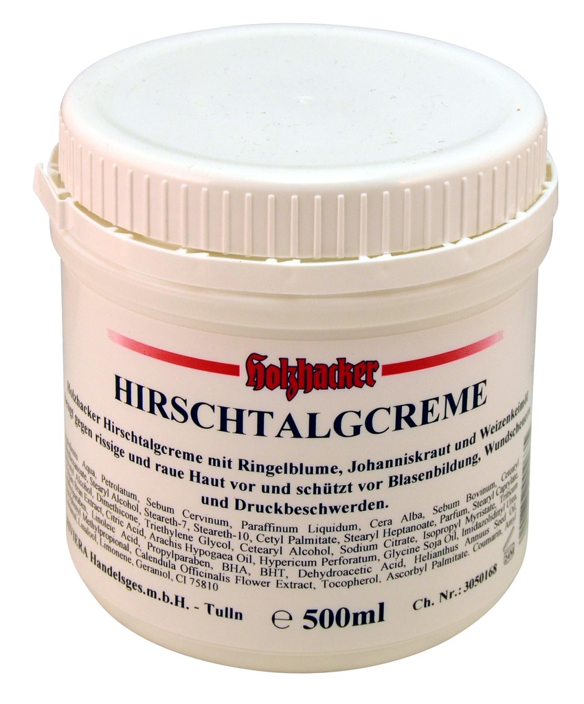 [HTCR0500P] Holzhacker Hirschtalgcreme 500 ml