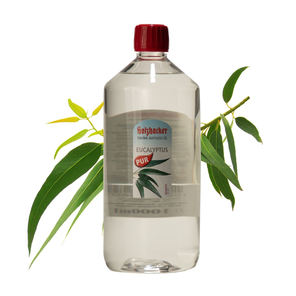 [SOEU1000] Holzhacker Sauna Aufguss-Öl Eukalyptus 1000 ml