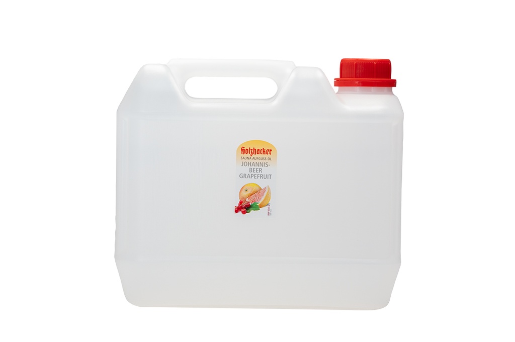 [SOJG5000] Holzhacker Sauna Aufguss-Öl Johannisbeer-Grapfefruit 5000 ml