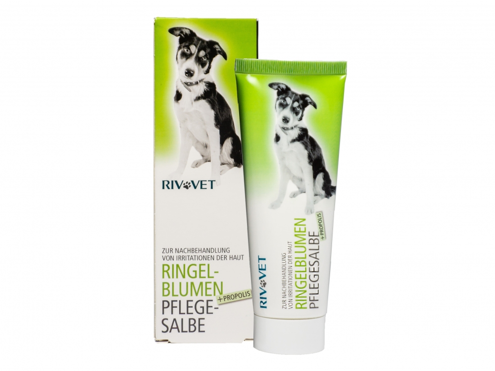 RIVIERA RIVVET Tiergesundheit Ringelblumen Pflegesalbe 75 ml