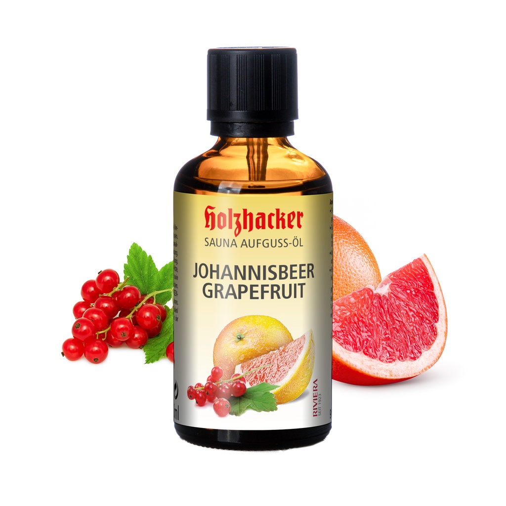 Holzhacker Sauna Aufguss-Öl Johannisbeer Grapefruit 60 ml  