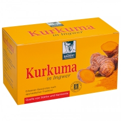 [B 000408] Kurkuma in Ingwer-Tee - Gewürztee - ayurvedische Tradition