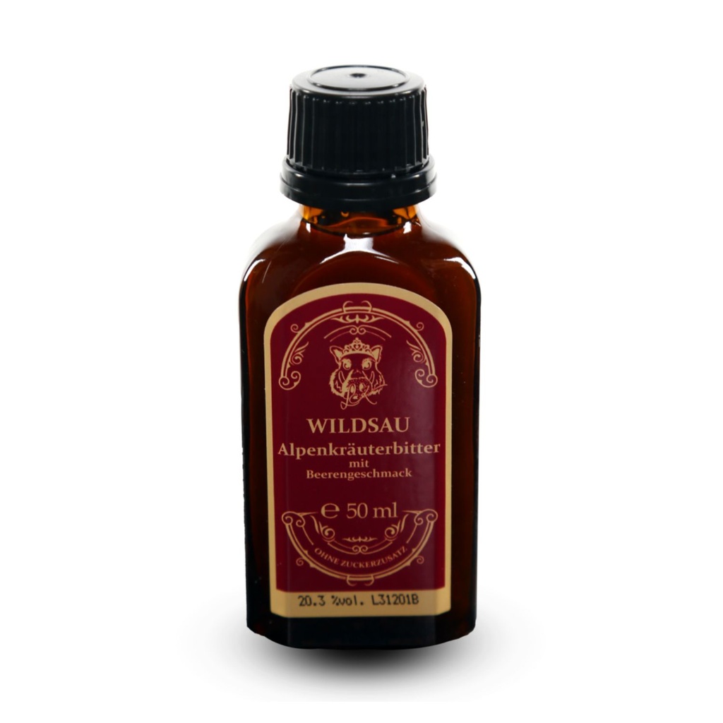 [WSKB0050] Wildsau Alpenkräuterbitter 50 ml 20,3 % vol.