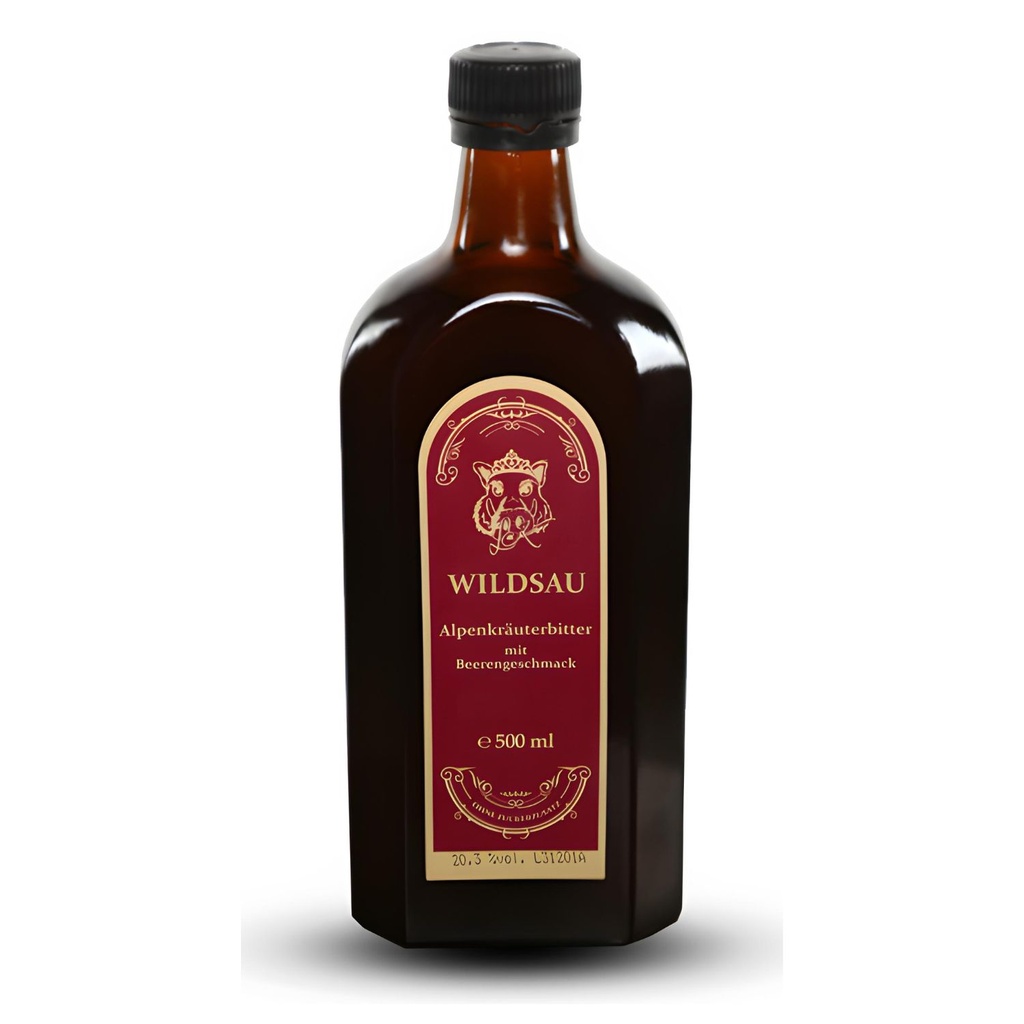 [WSKB0500] Wildsau Alpenkräuterbitter 500 ml 20,3 % vol.