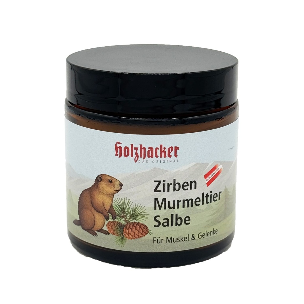 [ZMTS0100] Holzhacker Zirben Murmeltier Salbe 100 ml