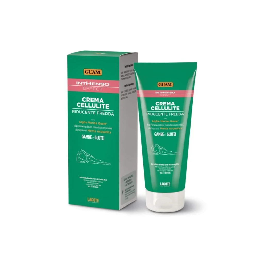 [265-1] GUAM Inthenso Effect kühlende Intensivcreme gegen Cellulite für Beine und Po 200 ml